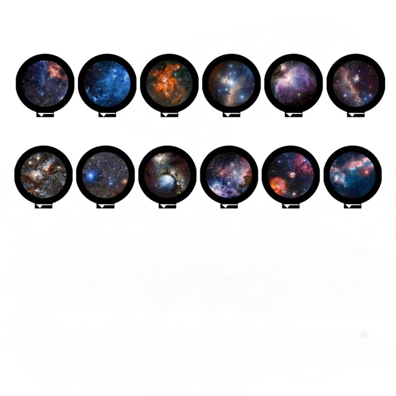 Nouveautés: -50%! LED ambiance lampe de projection à lamelles interchangeables! 15 ambiances étoilées au choix.