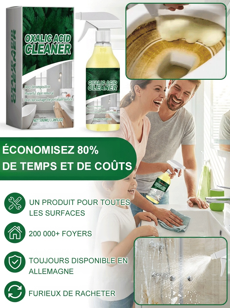 Acide oxalique nettoyant