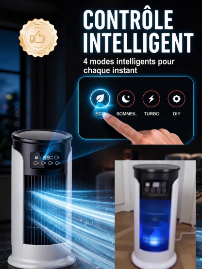 Climatiseur domestique à refroidissement ultra-rapide! Fraîcheur Instantanée: Votre Climatisation Mobile Sans Travaux! 