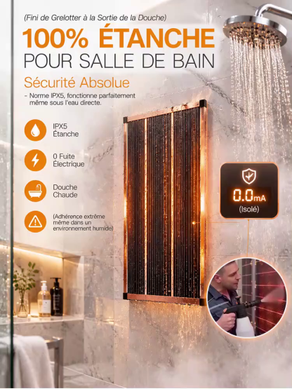 Radiateur Mural Infrarouge Graphène | Chauffe en 3 Sec | Économique A+++ | Sans Perçage ☀️