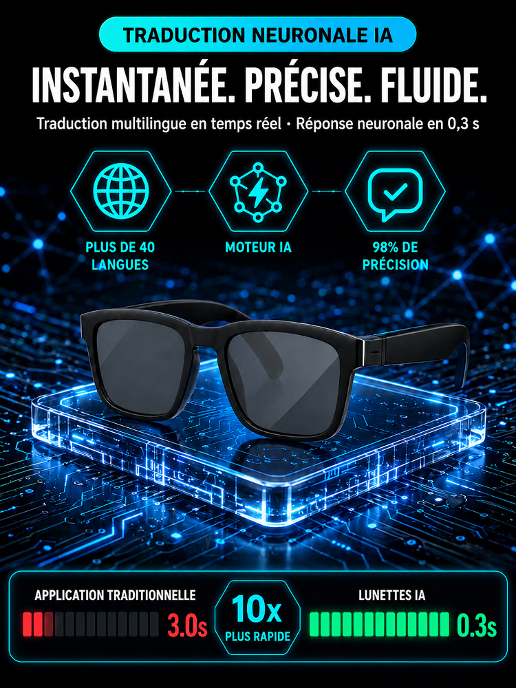 Oubliez tout ce que vous saviez sur les lunettes: Découvrez l'innovation IA 3-en-1