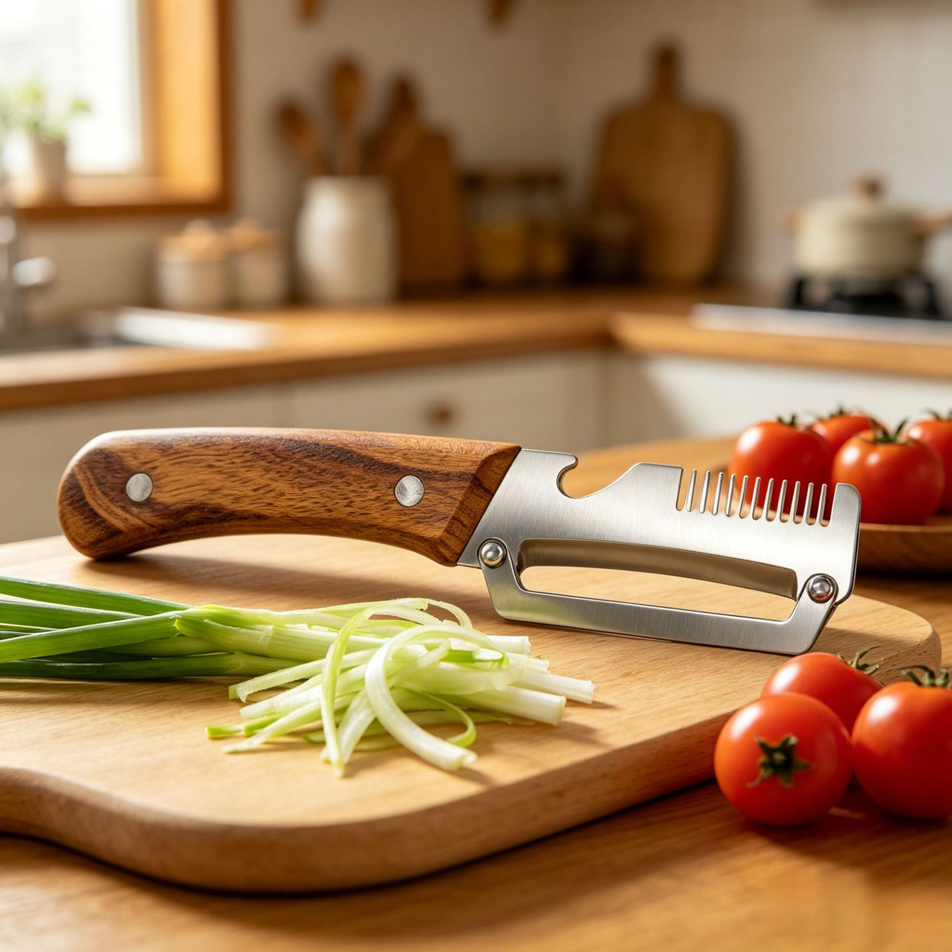 Profitez de -20% sur l'éplucheur en titane haut de gamme certifié par les chefs. Épluchez, tranchez et râpez en un clin d'œil. Qualité suisse premium avec manche en bois. Un ustensile compact pour une cuisine saine et rapide.