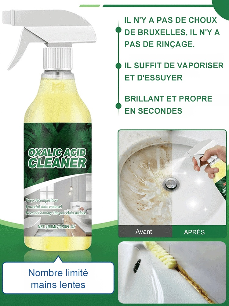Acide oxalique nettoyant