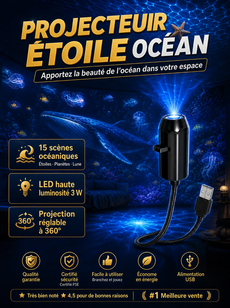 Nouveautés: -50%! LED ambiance lampe de projection à lamelles interchangeables! 15 ambiances étoilées au choix.