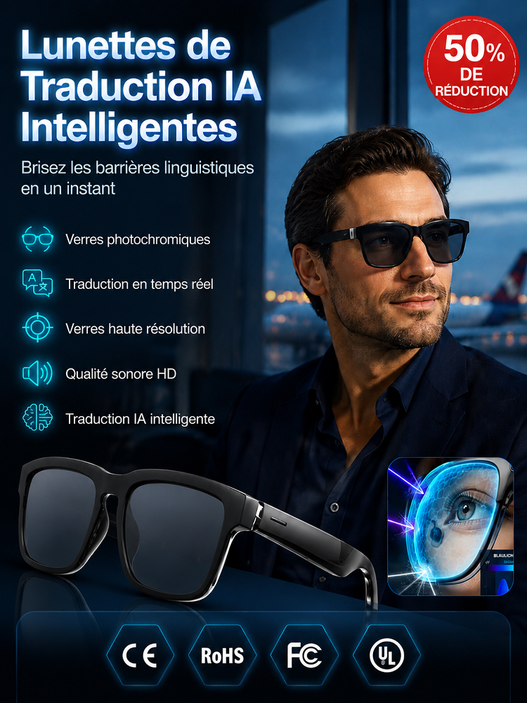 Oubliez tout ce que vous saviez sur les lunettes: Découvrez l'innovation IA 3-en-1