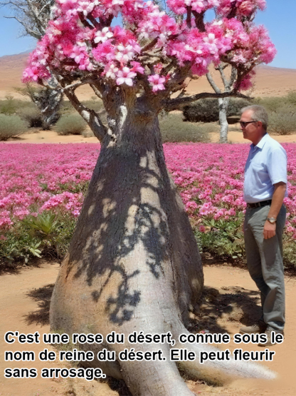 Graines de Rose du Désert – 100 ans de vie avec de l’eau