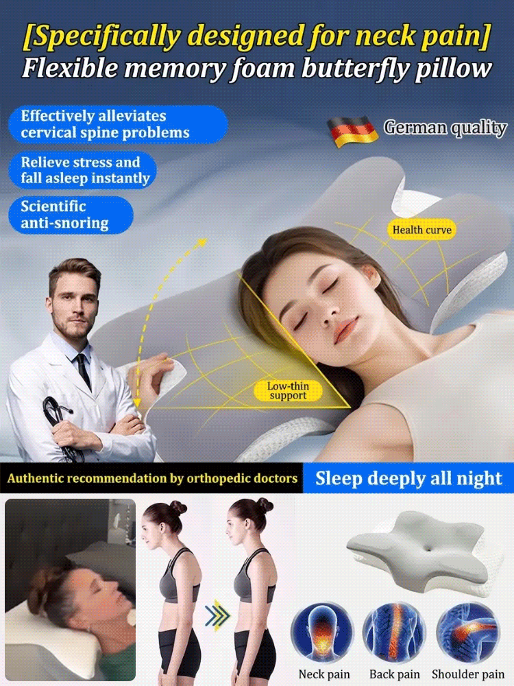 The Ultimate 21° Golden Curve Ergonomic Pillow – German Quality! [Flash Sale: Save BIG on 2-Packs Today!]
