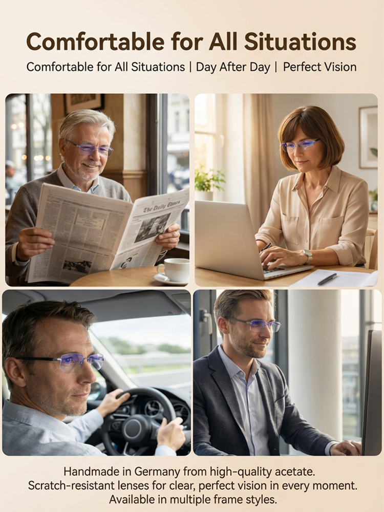 Customs Clearance! Buy 1 Get 1 Free 📉Liquidation Sale! Prices Slashed 🔥【Vision Restored to 20 Years Old】High-Definition Smart Comfortable Reading Glasses☁️Ultra-light & Stress-free Frame🎁$38 for 2 Pairs! Limited Time