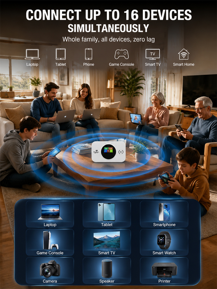 Military-Grade Space & Ground Dual-Engine Satellite WiFi6 Router – 500+ Mbps Speed with Zero Monthly Fees (Today 50% OFF Clearance)