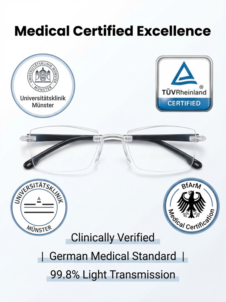 Customs Clearance! Buy 1 Get 1 Free 📉Liquidation Sale! Prices Slashed 🔥【Vision Restored to 20 Years Old】High-Definition Smart Comfortable Reading Glasses☁️Ultra-light & Stress-free Frame🎁$38 for 2 Pairs! Limited Time