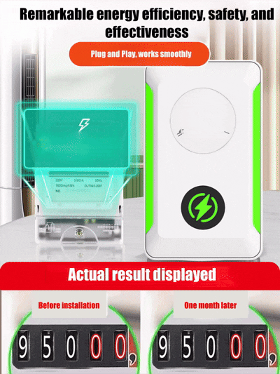 Reduce reactive power waste with smart optimization. 🌿[Save 86% on Electricity] High-Efficiency Energy Saving King🏠3 units for $55: Cover every floor of your house!