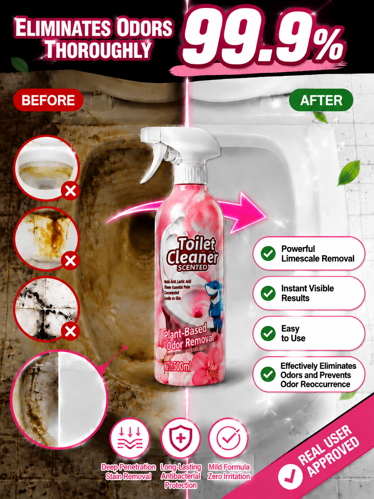 Fast-Acting Aerosol Foam Deep Cleaner & Mold Remover Spray – Plant-Based Odor Eliminator for Kitchen, Bath & Tile (Clearance Sale)