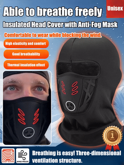 🚴‍♂️ Don't Let the Cold Bite! 🌬️Winter cycling warm and anti-fog face mask🔥 Ultimate Warmth & Clarity: Redefining Your Winter Riding Experience.