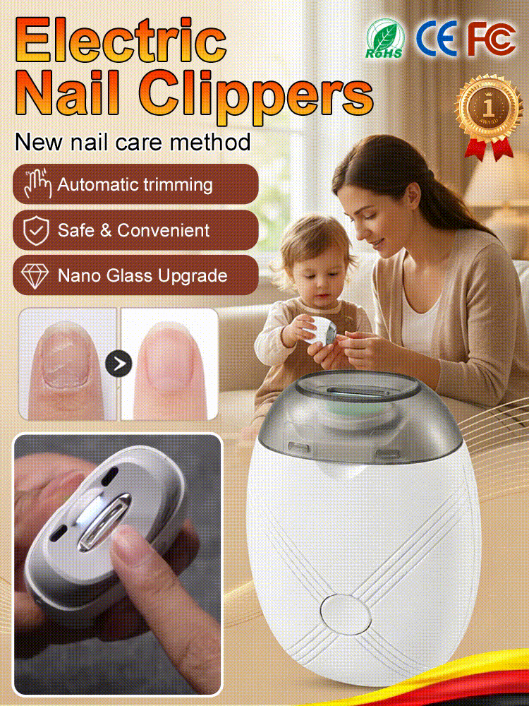 No More Accidental Cuts! Safe & Gentle Nail Care at Home 🛡️Salon-Perfect Nails in Seconds with Zero Effort 💅Ultra-Quiet Trimming with LED Light for Perfect Precision 🌙