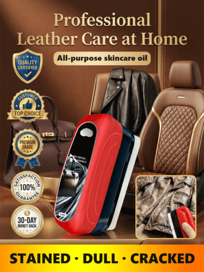 Buy 1 get 1 free 🔥Buy 2 get 2 free🔥[A helpful tool for repairing leather goods at home] Genuine leather care and cleaning wipe✨ One Wipe Renewal – Bring Old Leather Back to Life🛡️ Nourish + Repair + Protect – One Bottle Solves All Leather Issues