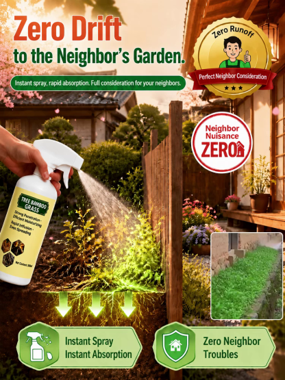 Nano-Diffusion Root-Killing Herbicide Spray – Pro Approved 5-Sec Deep Penetration, Rain-Proof Formula – Midnight Blowout Sale!