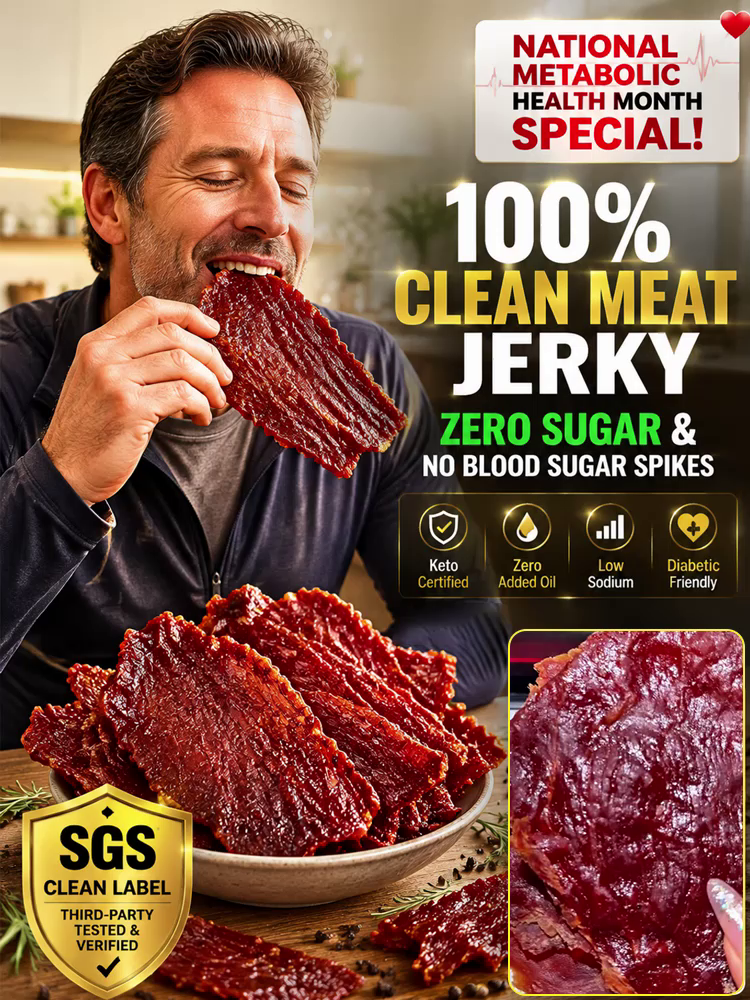 💥 EXPORT OVERSTOCK CLEARANCE: Premium Whole-Muscle Artisan Beef Jerky - 0% Sugar, Keto-Friendly & 12-Hour Slow Dehydrated (Factory Direct BOGO Sale)