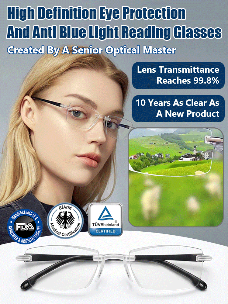 Customs Clearance! Buy 1 Get 1 Free 📉Liquidation Sale! Prices Slashed 🔥【Vision Restored to 20 Years Old】High-Definition Smart Comfortable Reading Glasses☁️Ultra-light & Stress-free Frame🎁$38 for 2 Pairs! Limited Time