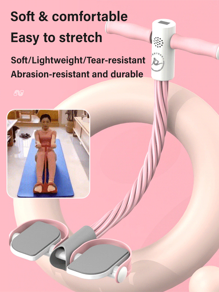 Upgraded Smart Stirrup Puller🏋️ Multi-Function: Sit-ups, Back Extension, Spring Resistance – Full Body Shaping🏠 Foldable & Space-Saving – Get Abs at Home, No Gym Needed