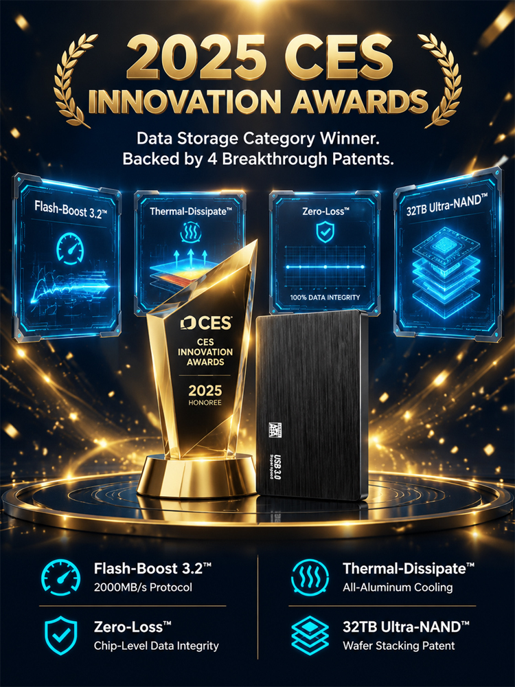 32TB Monster Portable SSD – 2000MB/s Military-Grade Pocket Hard Drive & Award Winner (Final Inventory Blowout)