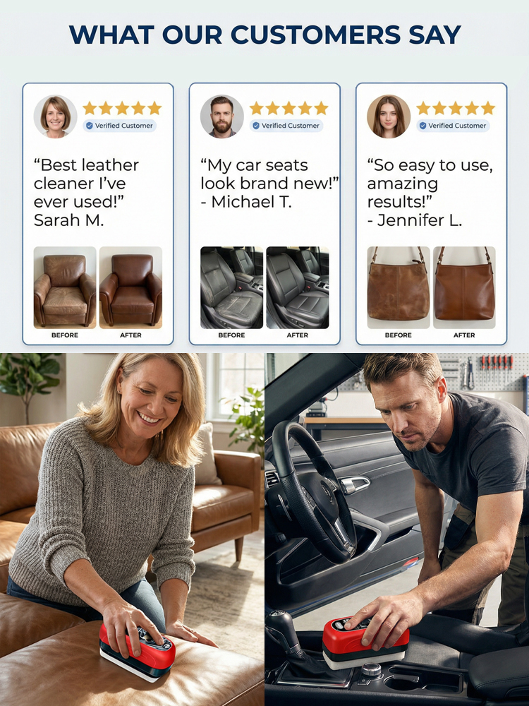 Buy 1 get 1 free 🔥Buy 2 get 2 free🔥[A helpful tool for repairing leather goods at home] Genuine leather care and cleaning wipe✨ One Wipe Renewal – Bring Old Leather Back to Life🛡️ Nourish + Repair + Protect – One Bottle Solves All Leather Issues