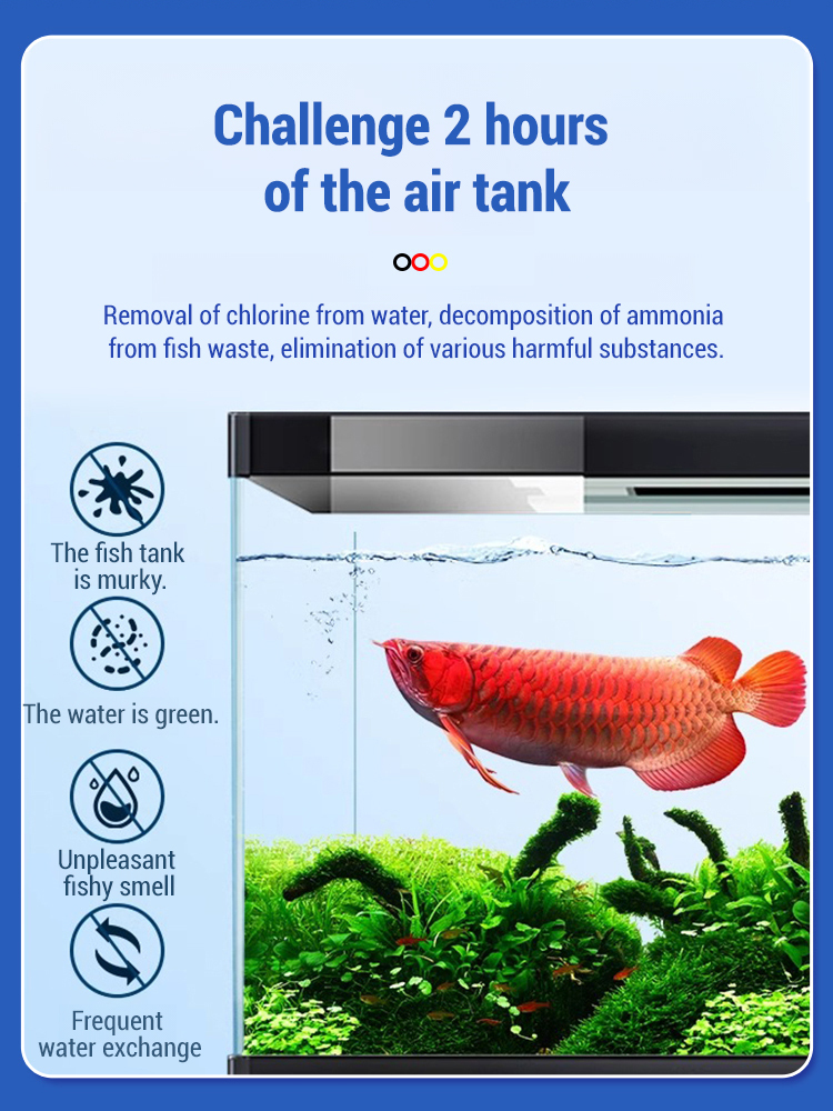 1-Minute Fast Water Purification – Turns Murky to Crystal Clear⏱️ [One-Minute Water Purification] Powerful Aquarium Water Clarifying Tablets🧪 Polymer Technology – Powerful Chlorine & Algae Removal