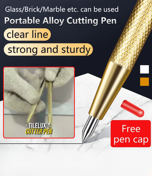 Buy 2 Get 1 FREE! Buy 4 Get 2 FREE! 🎁🛒Tile cutting pen💎🏗️ Diamond-Hard Performance: Cut Through Stone and Steel as Effortlessly as Tofu.