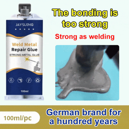Stop Hiring Welders!🛠️Make Cracks Disappear! Heat-Resistant & High-Pressure Metal Repair 🛡️Apply and Forget! Rock-Solid, Waterproof Fix for Engines & Pipes 💧24H Full Cure! Sand it, Drill it, Paint it—Restore Like New ✨