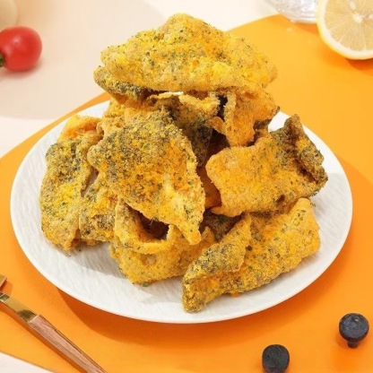 Wild-Caught Atlantic Salmon Skin Crisps with Salted Egg Yolk – 60% Marine Collagen & Keto Certified 2g Net Carbs – Michelin Chef Recipe (BUY 1 GET 1 FREE TODAY) 🐟