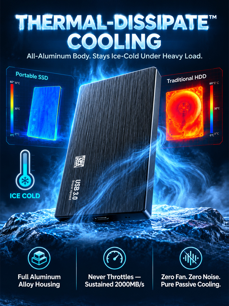 32TB Monster Portable SSD – 2000MB/s Military-Grade Pocket Hard Drive & Award Winner (Final Inventory Blowout)