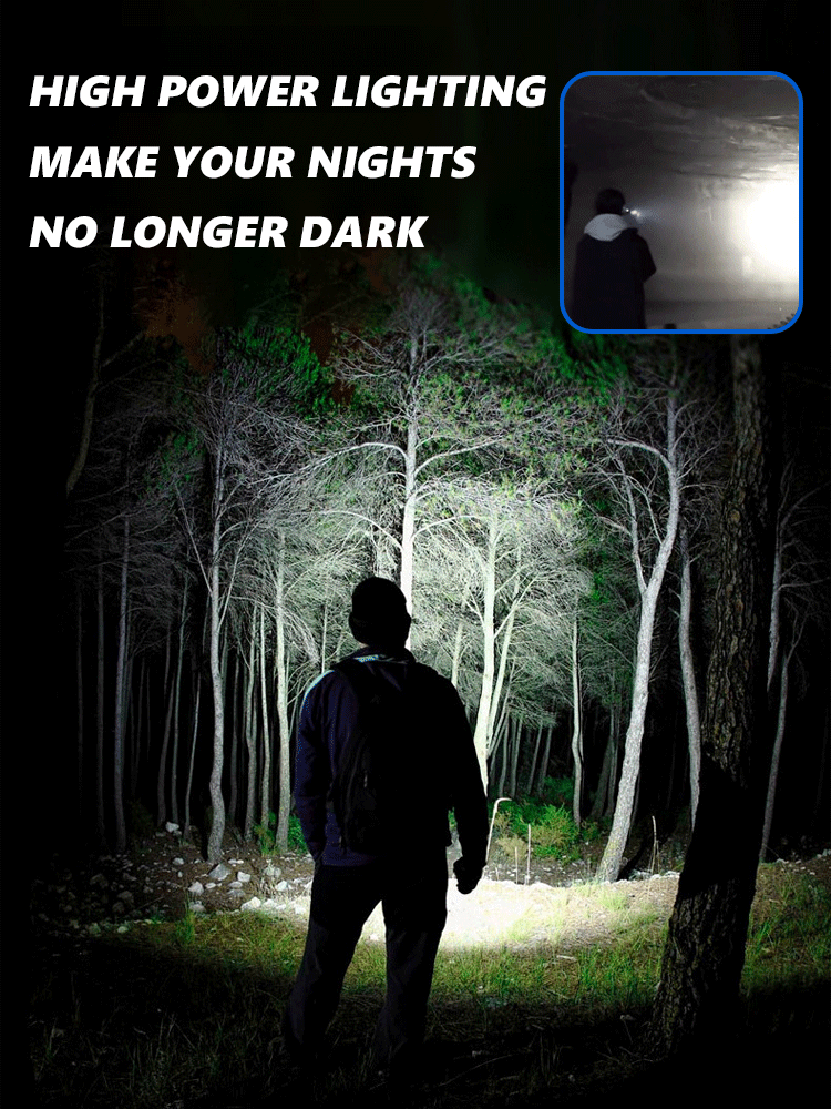 3000 Lumens: See Every Detail! 🔦✨Wave to Light Up the Night! 🖐️💡CE & RoHS certified for safety, backed by a 12-month warranty and 14-day risk-free money-back guarantee. ✅🛡️