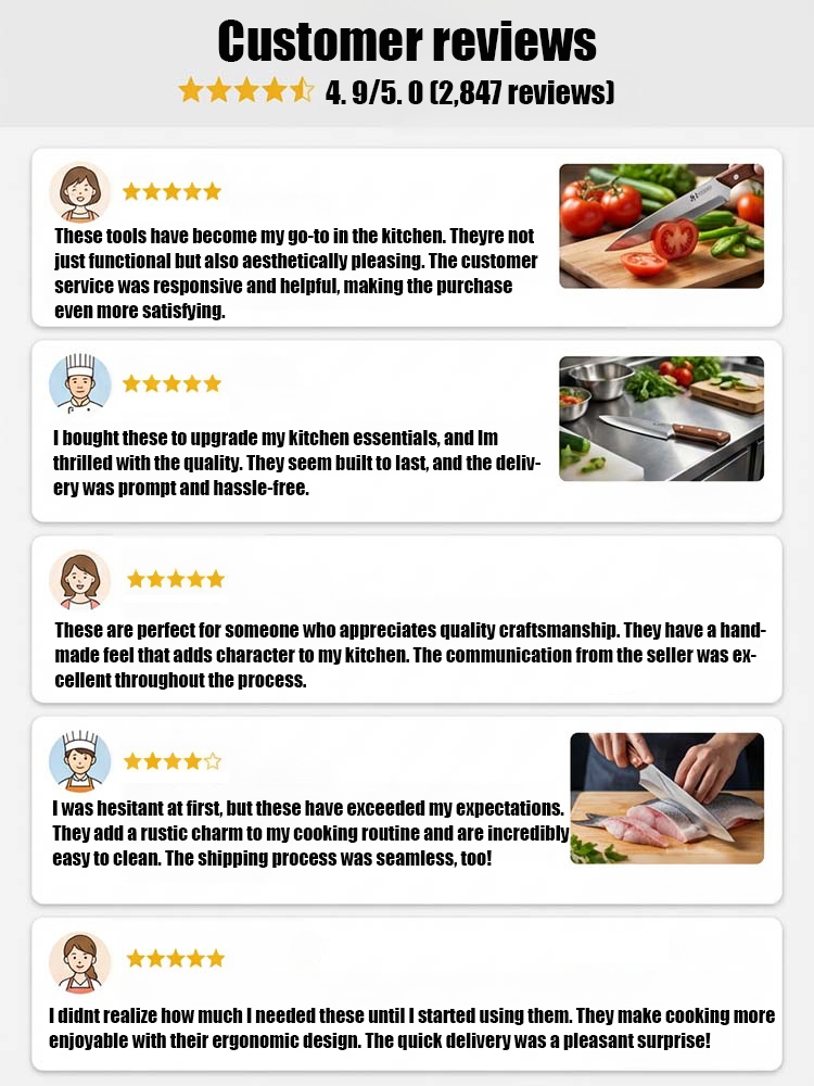 Forged by Hand, Razor-Sharp Precision🔨Upgrade handcrafted kitchenware.🪵Ergonomic Wood Handle – Steady & Precise Butchery🥩Multi-Purpose: Deboning, Trimming, Skinning, Slicing