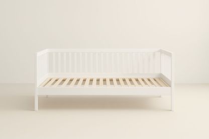 Letto in Legno di Pino Bianco con Sponde