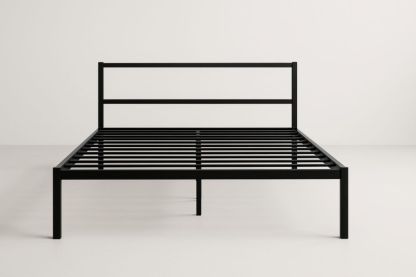 Letto Matrimoniale in Metallo Nero
