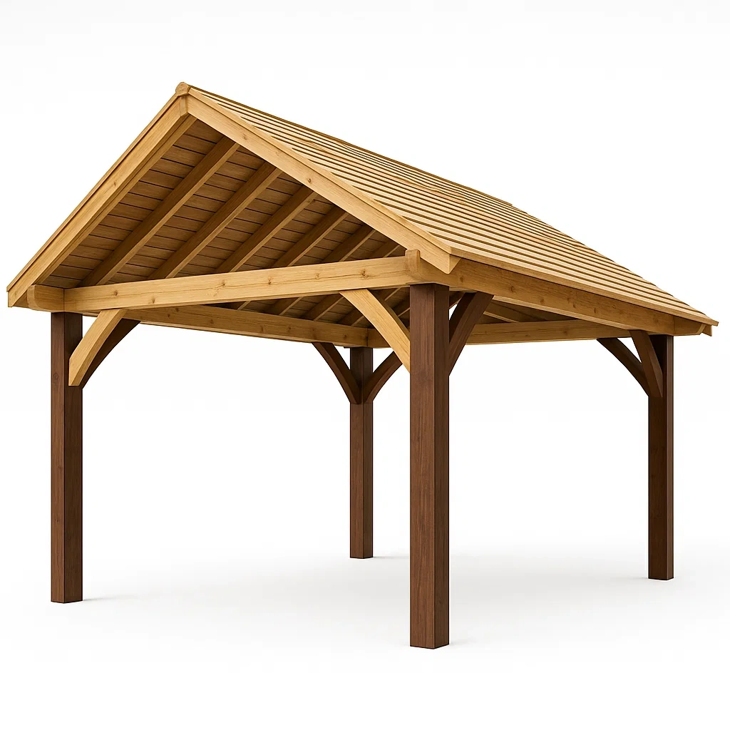 Padiglione in legno di abete-Pinevian