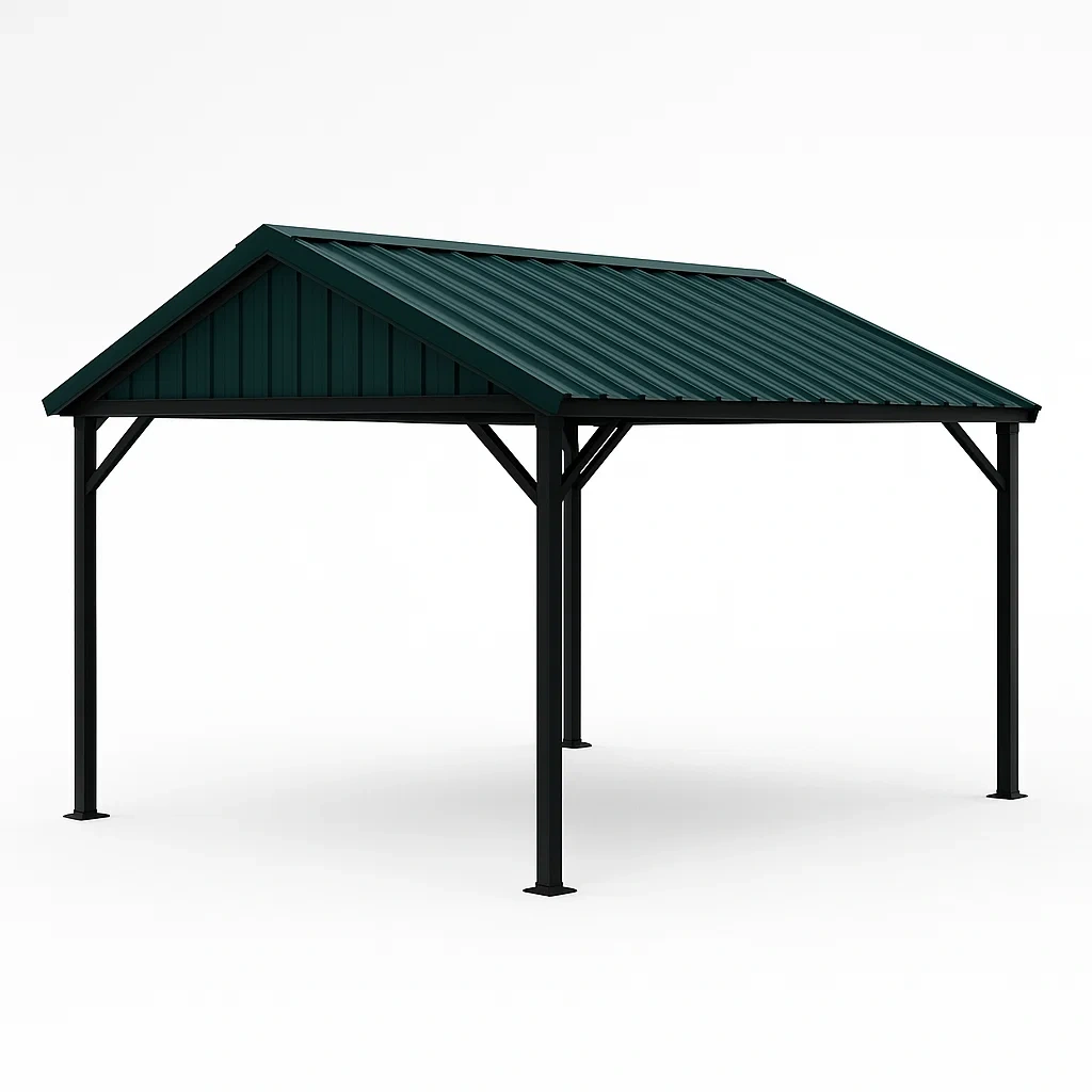 Tettoia per auto in struttura d'acciaio per uso esterno-Pinevian