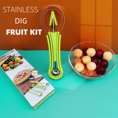 4 in 1 Stainless Steel Fruit Tool Set