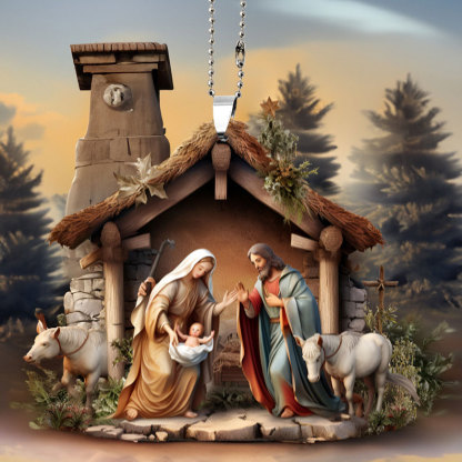 Christmas Nativity Scene Ornaments