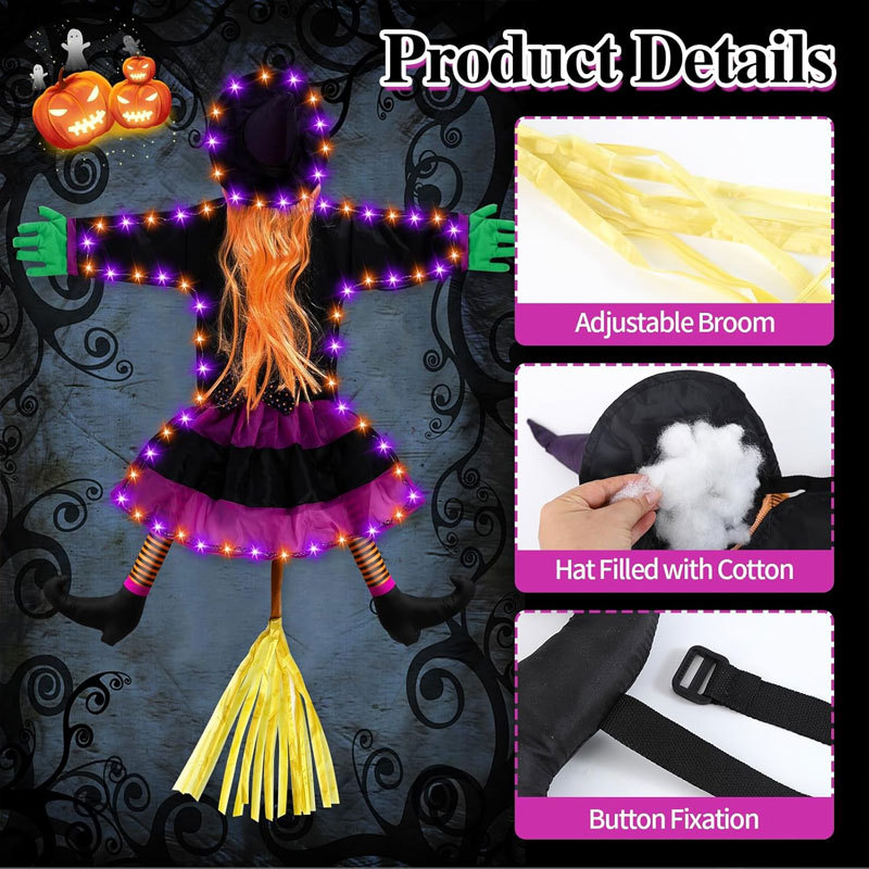 Luminous Witch Halloween Decorations