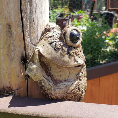Adorable Frog Tree Peeker