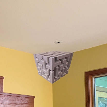 3D Optical Illusion Corner Wall Decal