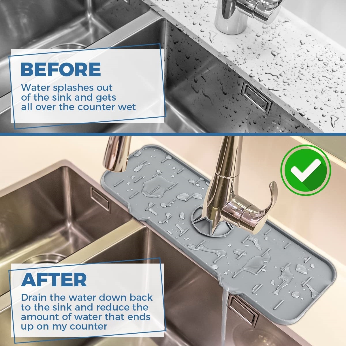 Silicone Faucet Handle Drip Catcher Mat (BUY 3 GET FREE SHIPPING)