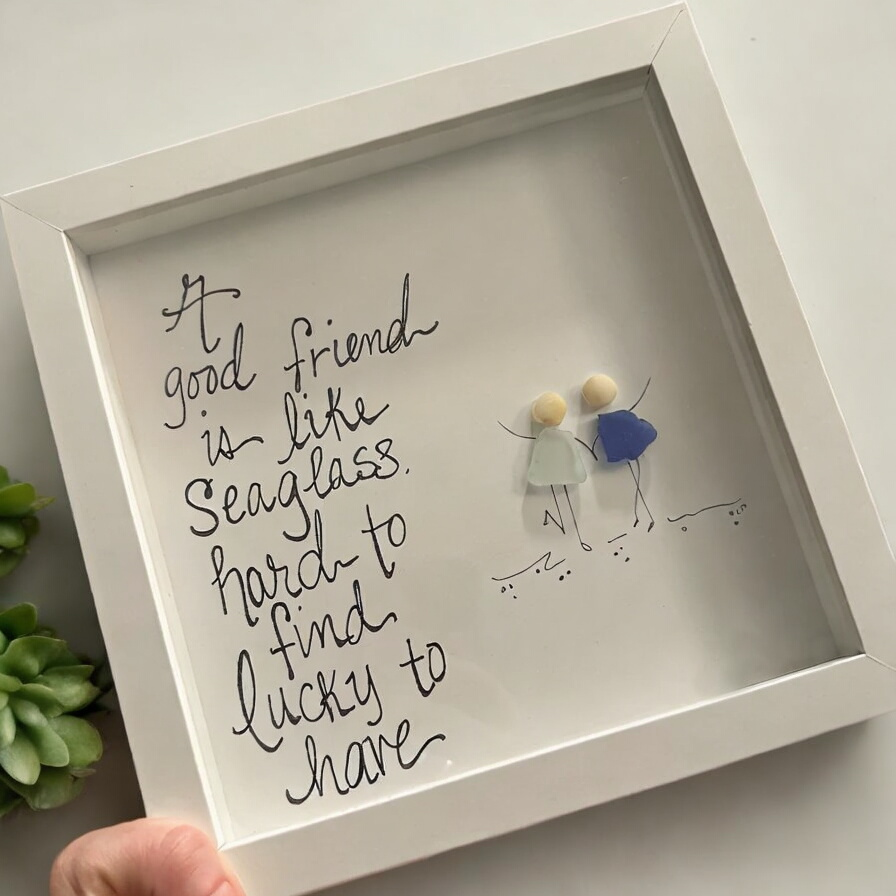 Friendship sea glass