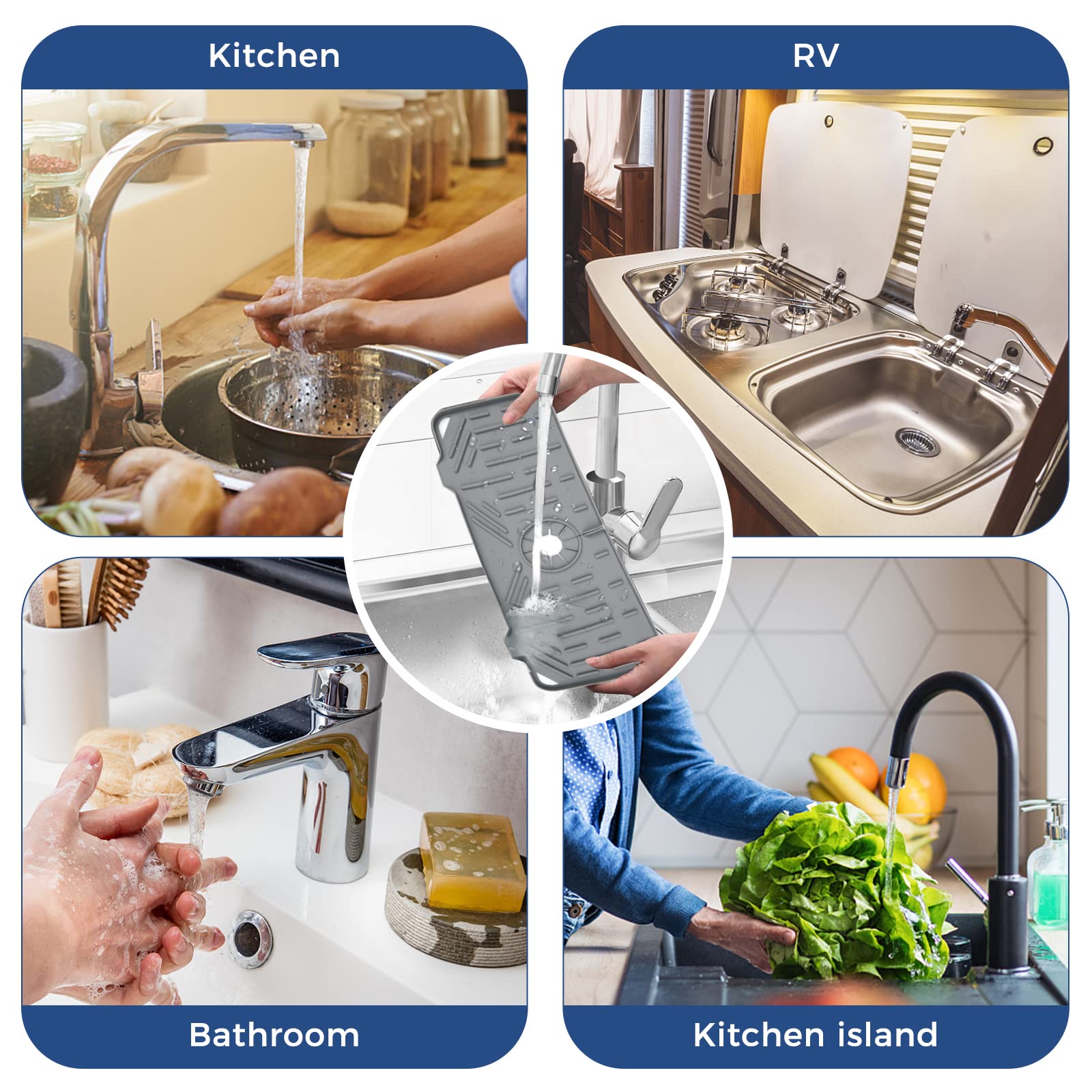 Silicone Faucet Handle Drip Catcher Mat (BUY 3 GET FREE SHIPPING)