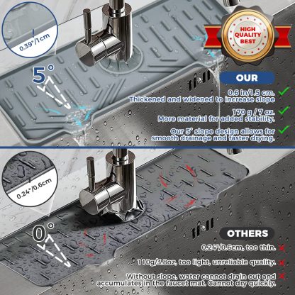 Silicone Faucet Handle Drip Catcher Mat (BUY 3 GET FREE SHIPPING)