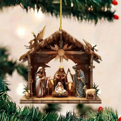 Christmas Nativity Scene Ornaments