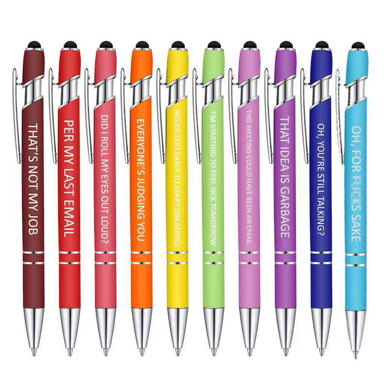 Funny Daily Pen Set of 10