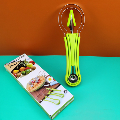 4 in 1 Stainless Steel Fruit Tool Set