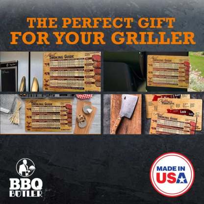 🍖Magnetic Meat Smoking Guide - Butcher Block
