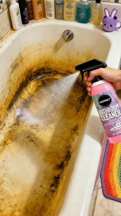 ✨ Bathroom Cleaner: Sparkle in Seconds, No Harsh Fumes